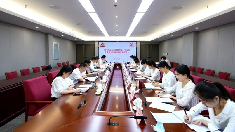 尊龙凯时集团党委书记、董事长任丁参加总部第一党支部党史学习教育专题组织生活会